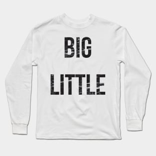 Marble Big Little Long Sleeve T-Shirt